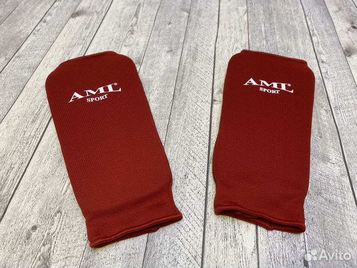 Защита голени AML - красные
