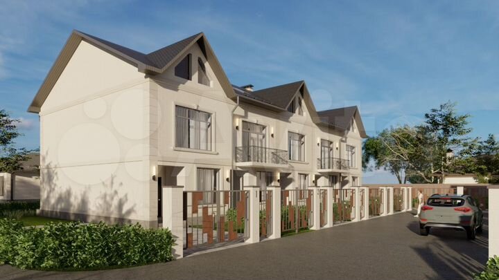 Коттедж 155 м² на участке 2 сот.