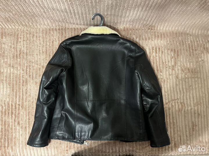 Кожаная дубленка мужская