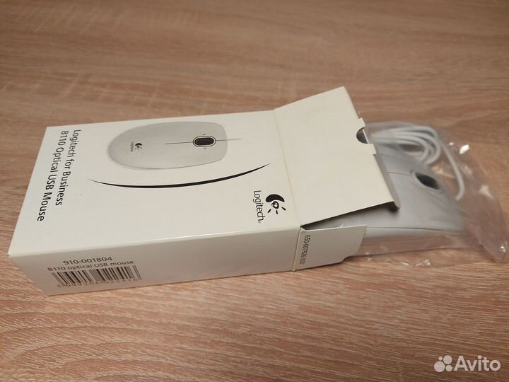 Мышь Logitech B110 White USB