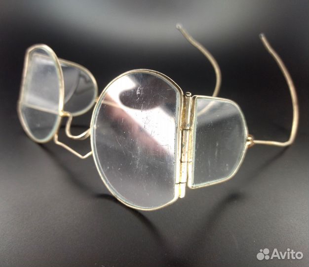 Очки старинные лётные 1920е гг