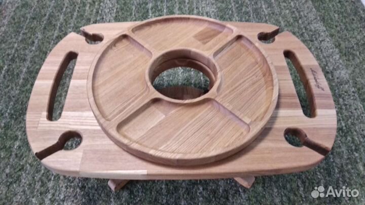 Винный столик с менажницей