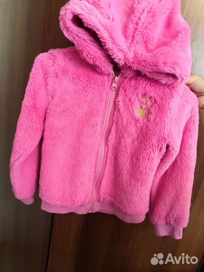 Теплая кофта для девочки