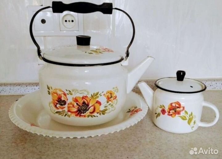 Чайник эмалированный