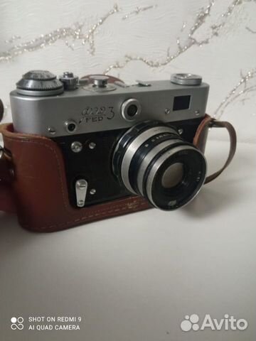 Плёночный фотоаппарат фэт 3 СССР
