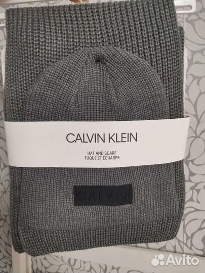 Перчатки шапка calvin klein