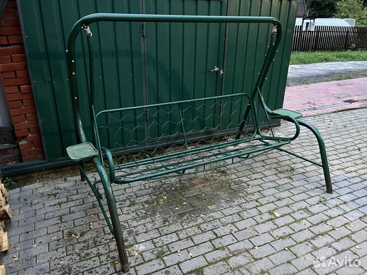 Садовая качеля бу