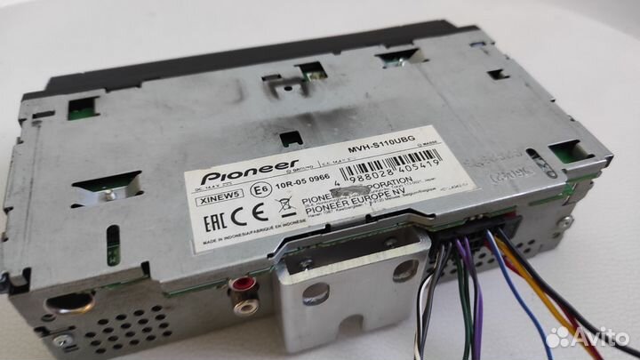 Автомагнитола Pioneer MVH-S110UBG