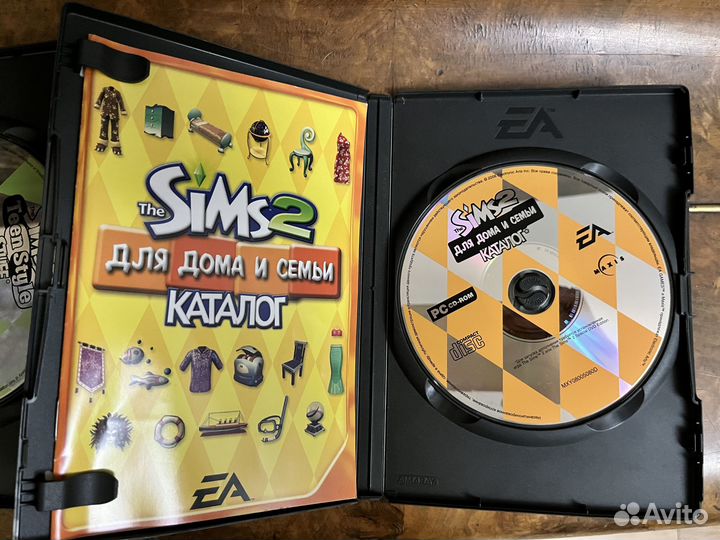 Игра Sims 2 дополнения каталог pc dvd