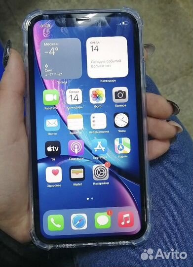 iPhone xr 128gb синий