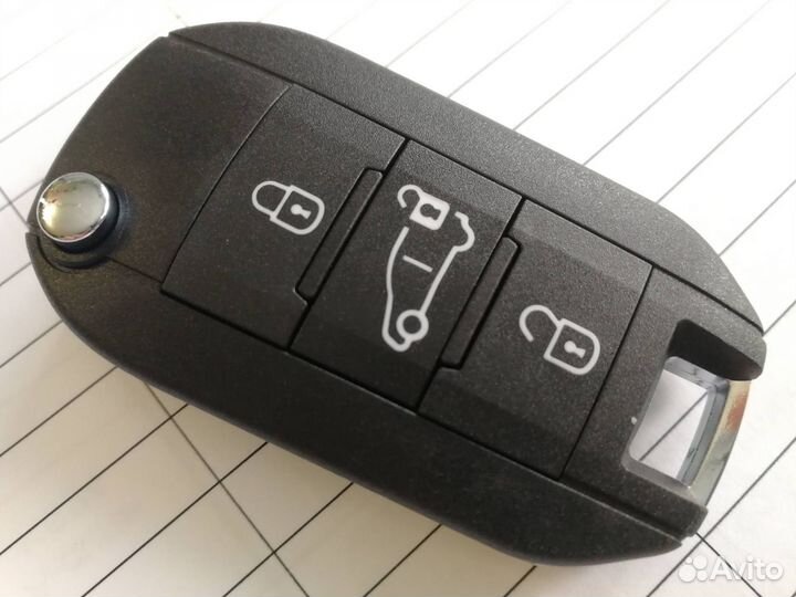 Новый ключ для Citroen Ситроен 2020+ 4A