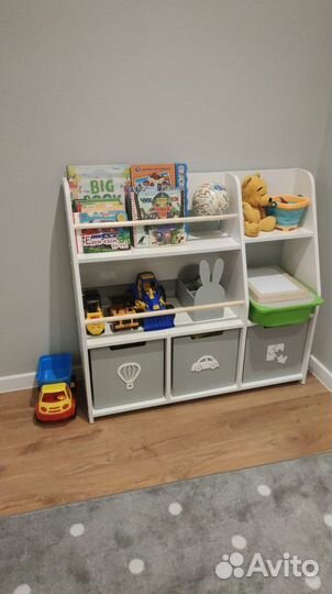 Стеллаж детский для книг развивающий Монтессори