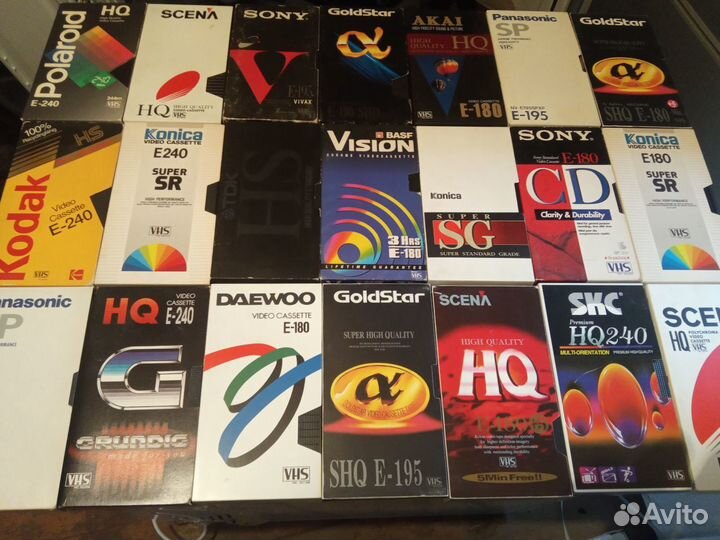 Японские VHS кассеты