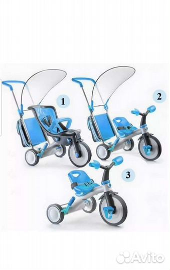 Велосипед детский 3в1