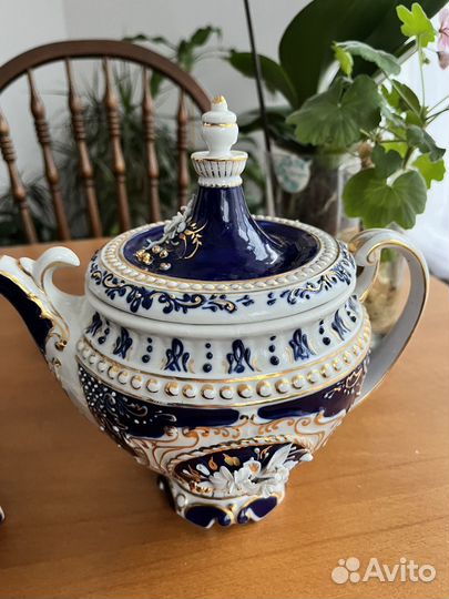 Самовар электрический гжель