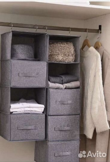 Полка тканевая подвесная новая