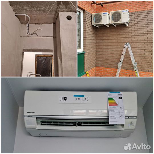 Установка сплит системы (кондиционер), ремонт