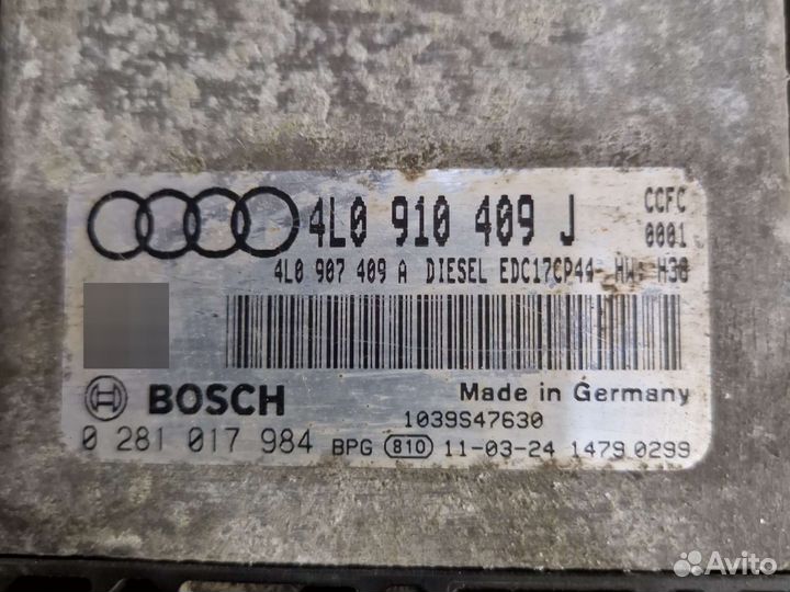 Блок управления двигателем Audi Q7 4,2 TDI ccfc