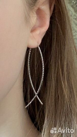 Серебряные серьги