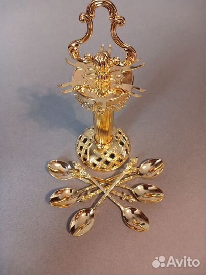 Набор чайных ложек Rosenberg на подставке