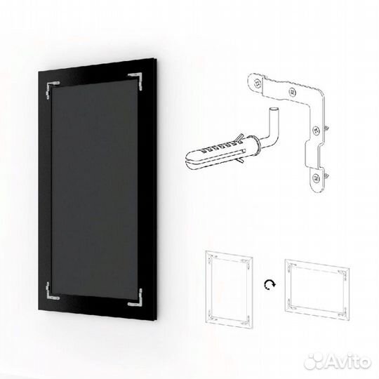 Зеркало Evoform Exclusive 107х77 Бронзовый акведук