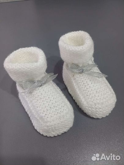 Пинетки носки вязаные ручная работа