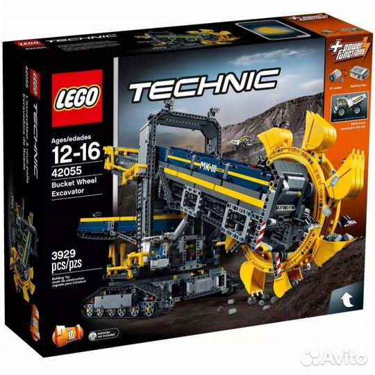 Lego Technic роторный экскаватор