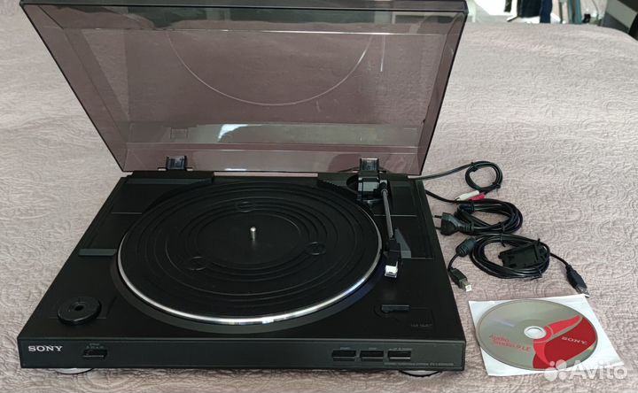 Проигрыватель виниловых пластинок sony PS-LX300USB