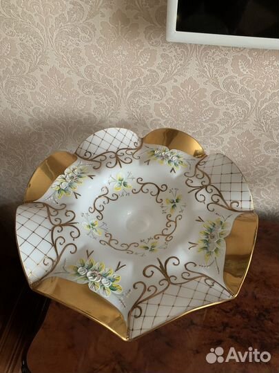 Ваза для фруктов богемия