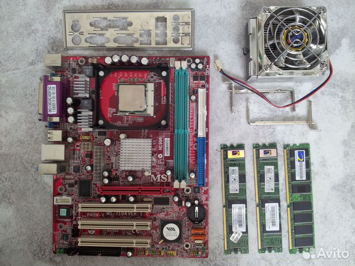 Материнская плата478 Celeron310 Titan. На запчасти