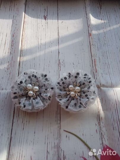 Резиночки для волос ручной работы