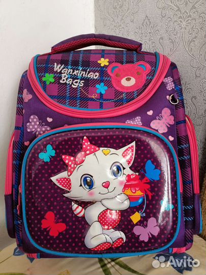 Рюкзак школьный для девочки бу