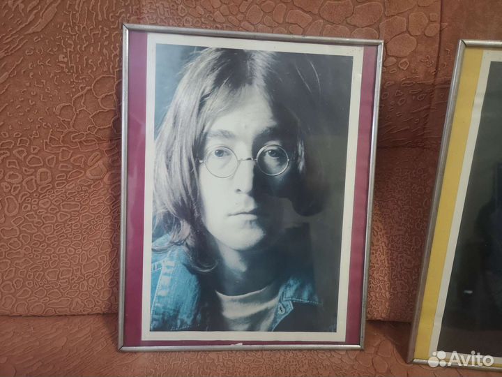 Портреты The Beatles в рамках 30х24