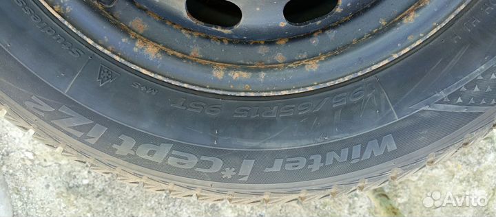 Зимняя резина r15 195 65 липучка с дисками