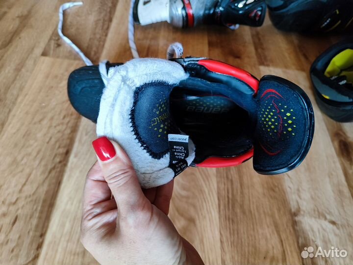 Хоккейные коньки bauer vapor 2x pro 5,5 ее