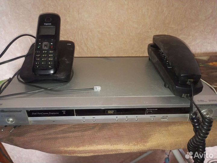 Dvd плеер, телефонный аппарат, радиотелефон