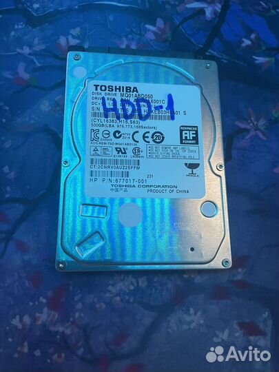 Жесткий диск Toshiba 500 gb