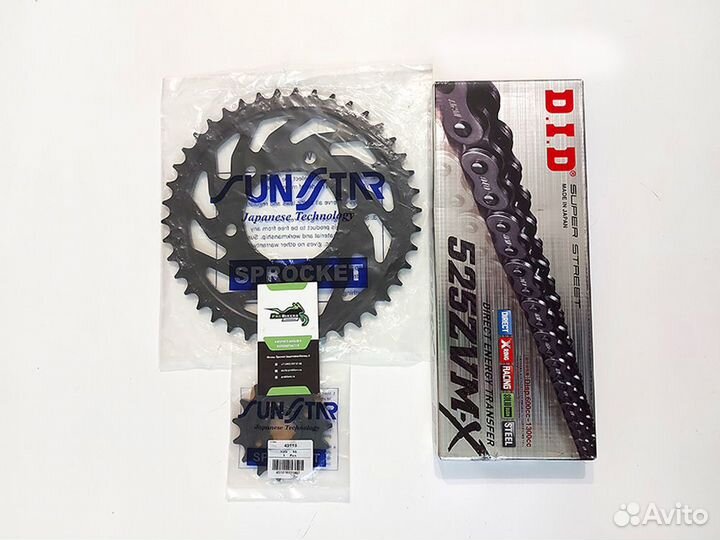 Цепь и звезды на BMW S1000XR 2015-2019