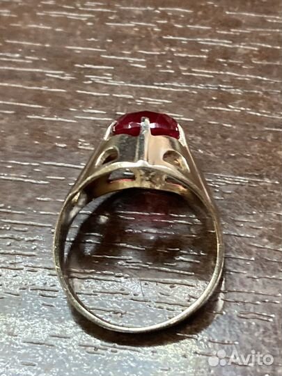 Кольцо серебряное 875 пробы
