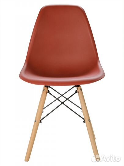Стул в стиле eames DSW,кирпичный, 1 шт