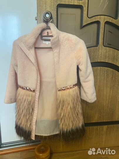 Пальто для девочки 116