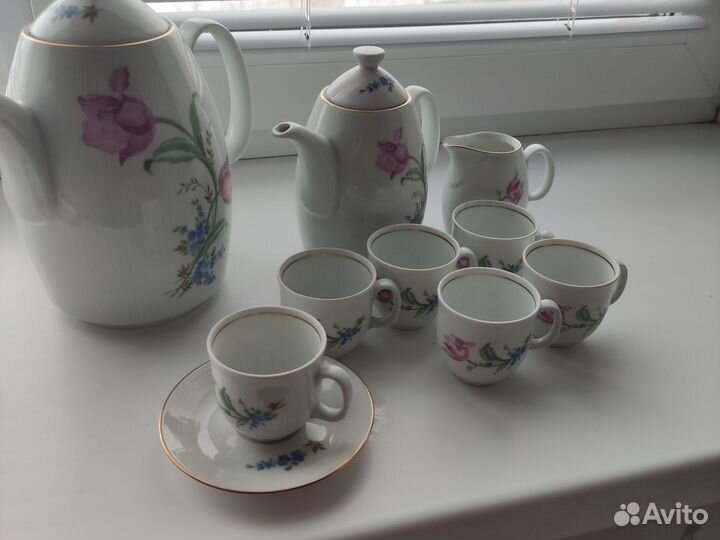 Кофейный сервиз гдр кольдиц