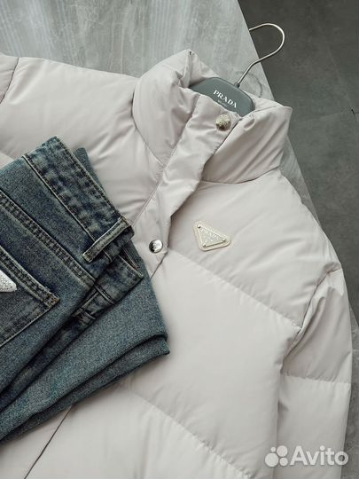 Пуховик prada женский