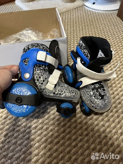 Роликовые коньки раздвижные