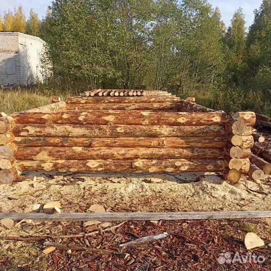 Сруб бани 6х4