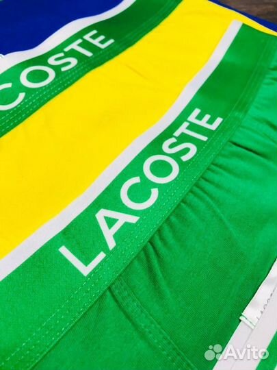 Трусы мужские боксеры Lacoste хлопок