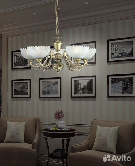 Люстра италия бу