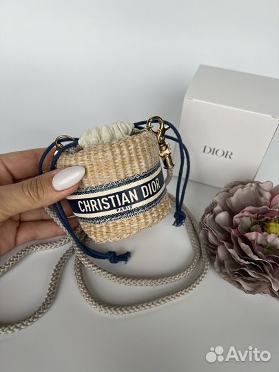 Сумка Christian Dior drawstring mini bucket sling