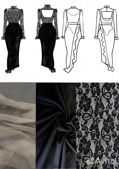 Технические и художественные эскизы одежды