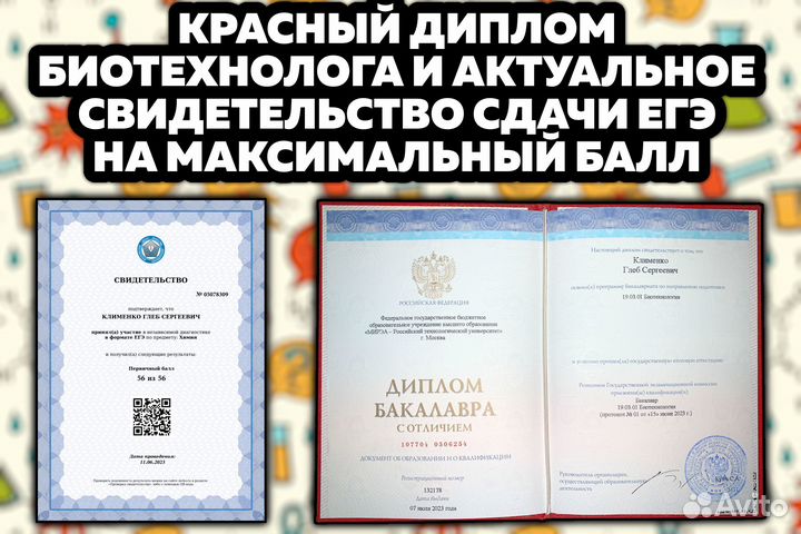 Репетитор по химии (огэ и егэ) - онлайн